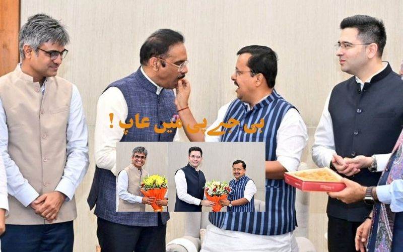 راگھو چڈھا کی قیادت میں عاپ ایم پیز کی بی جےپی میں شمولیت 